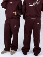 BURGANDY SWEATPANTS