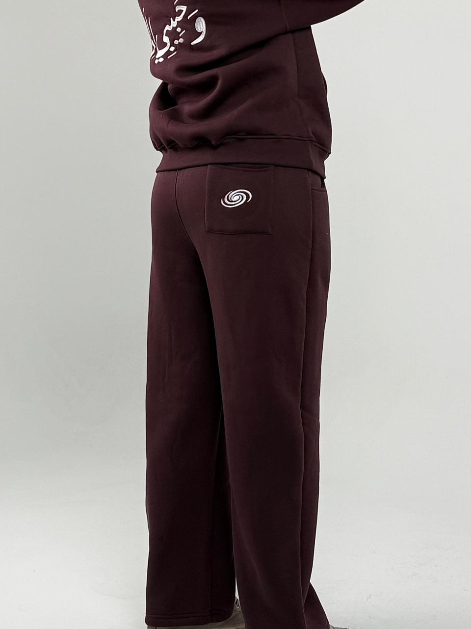 BURGANDY SWEATPANTS