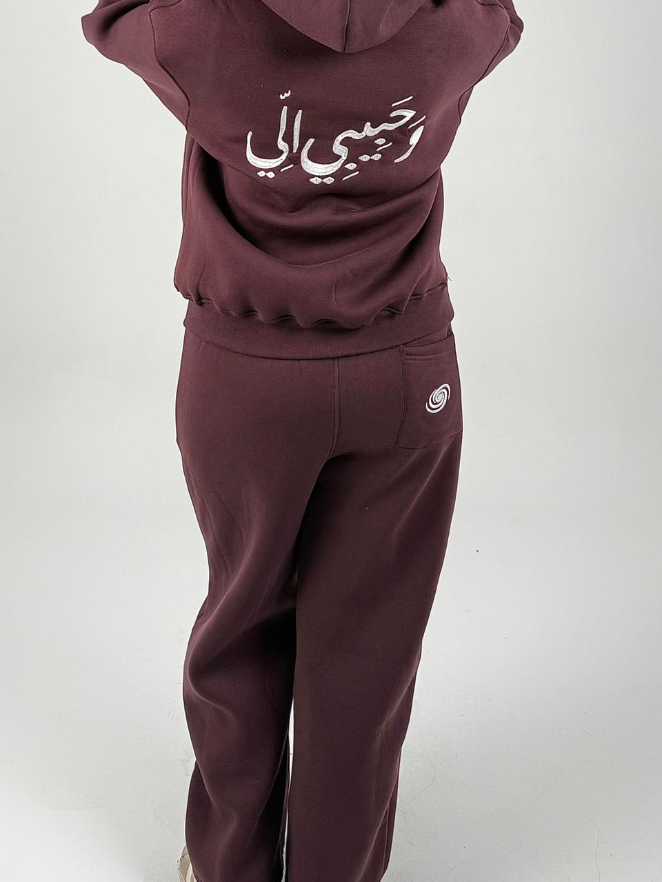 BURGANDY SWEATPANTS